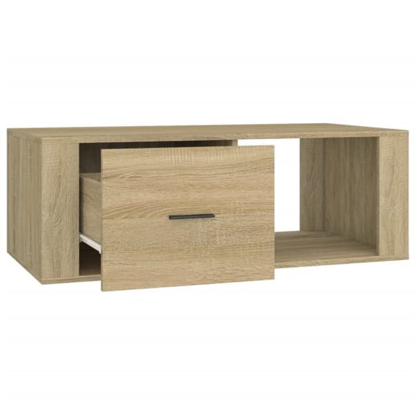 vidaXL sofabord 100x50,5x35 cm konstrueret træ sonoma-eg