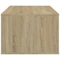 Miniatyrbillede 8 af 11: vidaXL sofabord 100x50,5x35 cm konstrueret træ sonoma-eg
