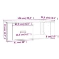 Miniatyrbillede 11 af 11: vidaXL sofabord 100x50,5x35 cm konstrueret træ sonoma-eg
