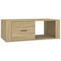 Miniatyrbillede 1 af 11: vidaXL sofabord 100x50,5x35 cm konstrueret træ sonoma-eg