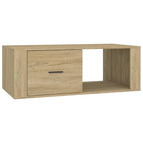 vidaXL sofabord 100x50,5x35 cm konstrueret træ sonoma-eg