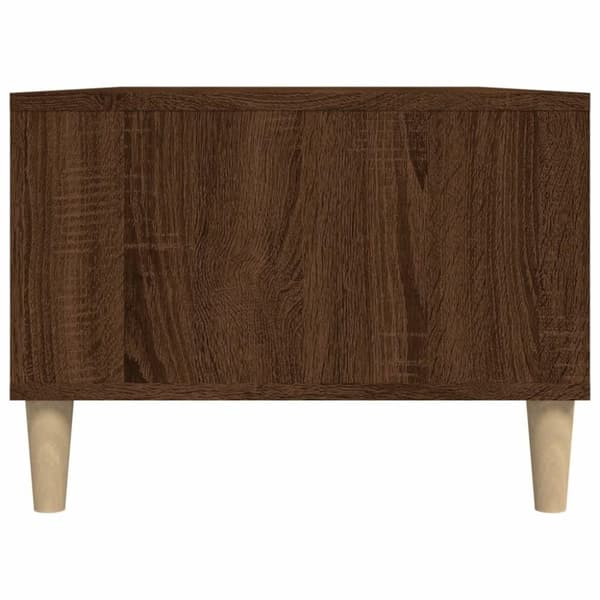 vidaXL sofabord 90x50x36,5 cm konstrueret træ brun egetræsfarve