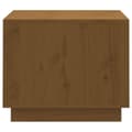 Miniatyrbillede 7 af 11: vidaXL sofabord 120x50x40,5 cm massivt fyrretræ gyldenbrun