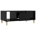 Miniatyrbillede 6 af 11: vidaXL sofabord 90x50x36,5 cm konstrueret træ sort