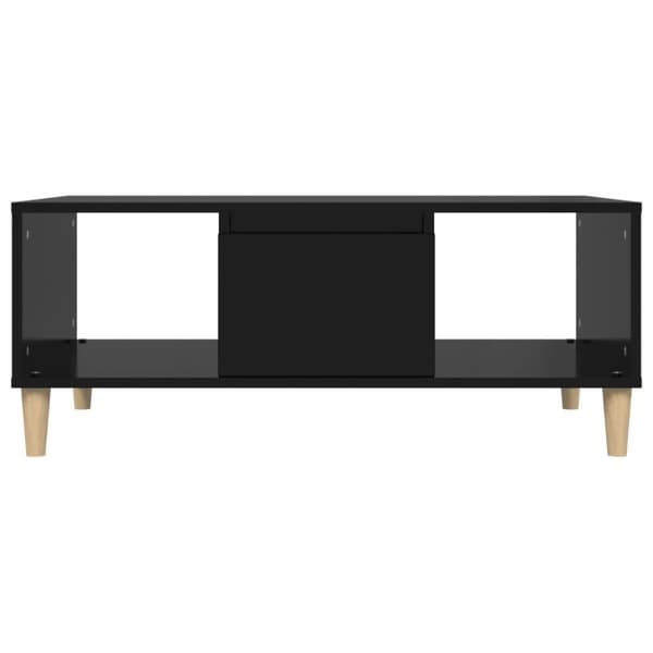 vidaXL sofabord 90x50x36,5 cm konstrueret træ sort