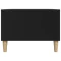 Miniatyrbillede 8 af 11: vidaXL sofabord 90x50x36,5 cm konstrueret træ sort
