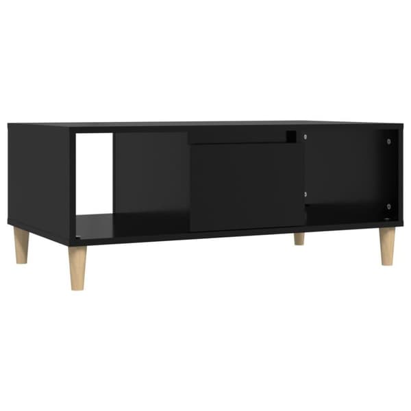 vidaXL sofabord 90x50x36,5 cm konstrueret træ sort