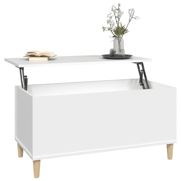 vidaXL sofabord 90x44,5x45 cm konstrueret træ hvid