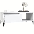 Miniatyrbillede 4 af 10: vidaXL sofabord 90x50x36,5 cm konstrueret træ hvid