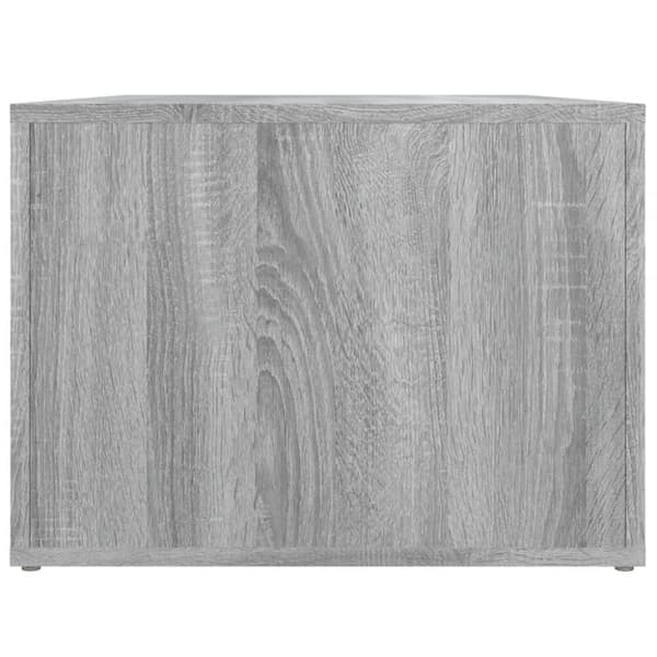 vidaXL sofabord 80x50x36 cm konstrueret træ grå sonoma-eg