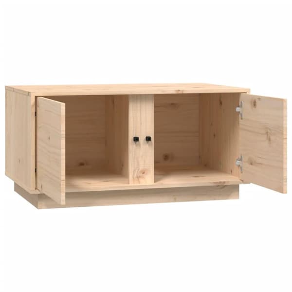 vidaXL sofabord 80x50x40 cm massivt fyrretræ