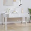 Miniatyrbillede 3 af 11: vidaXL sofabord med spejl 106x45x45 cm konstrueret træ og glas