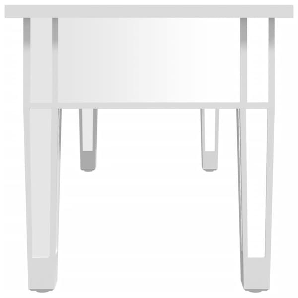 vidaXL sofabord med spejl 106x45x45 cm konstrueret træ og glas