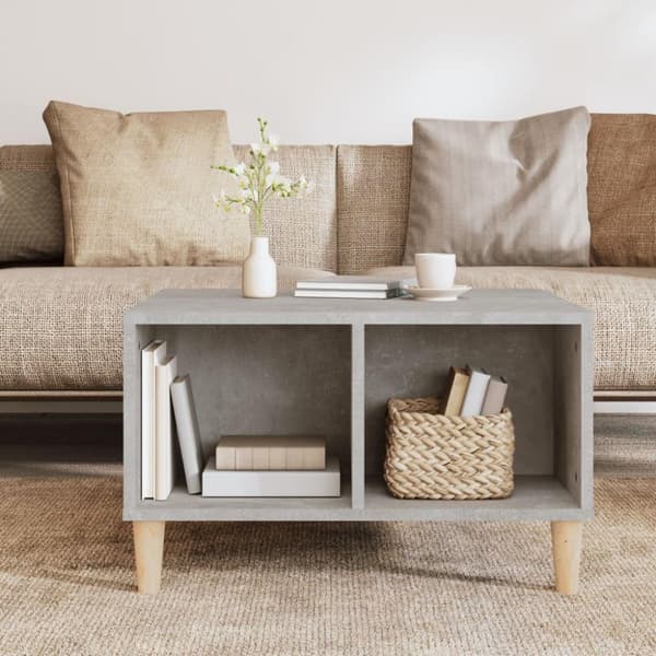 vidaXL sofabord 60x50x36,5 cm konstrueret træ betongrå