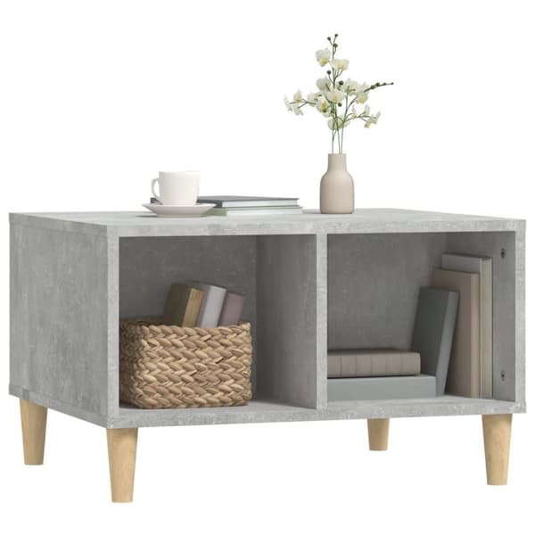 vidaXL sofabord 60x50x36,5 cm konstrueret træ betongrå