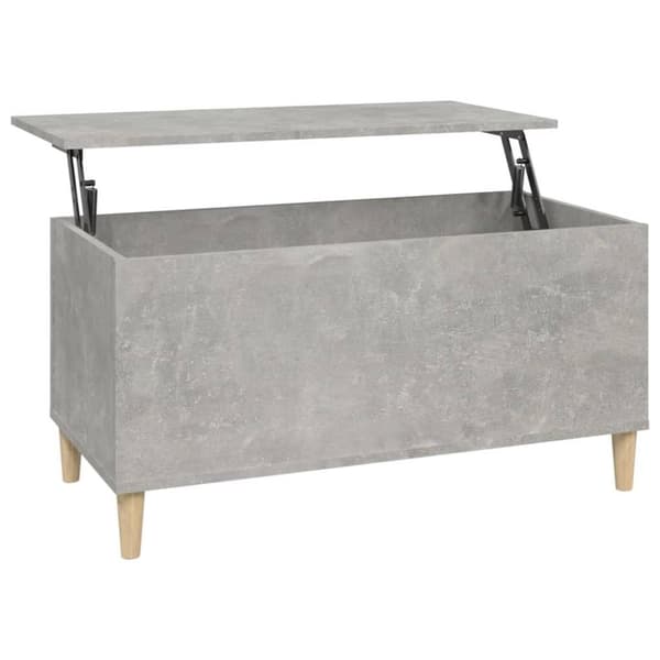 vidaXL sofabord 90x44,5x45 cm konstrueret træ betongrå