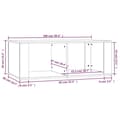 Miniatyrbillede 8 af 10: vidaXL sofabord 100x50x36 cm konstrueret træ sort