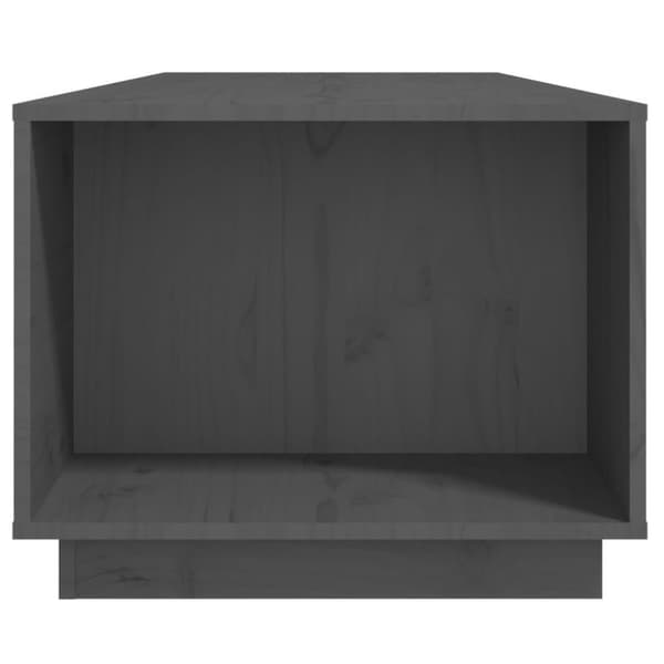 vidaXL sofabord 110x50x40 cm massivt fyrretræ grå