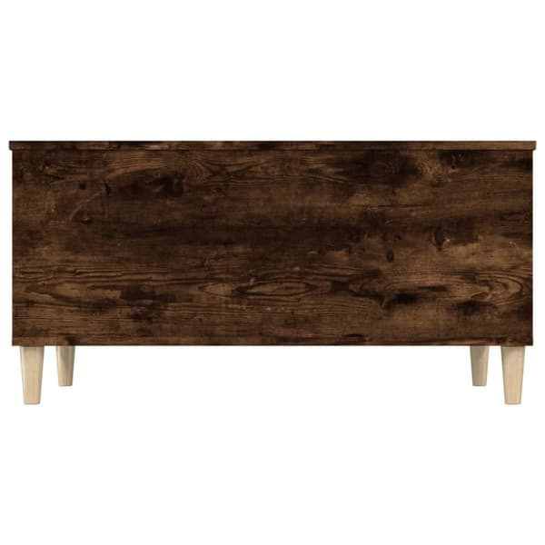 vidaXL sofabord 90x44,5x45 cm konstrueret træ røget egetræsfarve