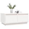Miniatyrbillede 4 af 11: vidaXL sofabord 80x50x35 cm massivt fyrretræ hvid