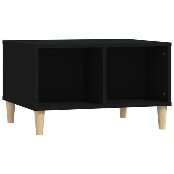 vidaXL Sohvapöytä musta 60x50x36,5 cm tekninen puu