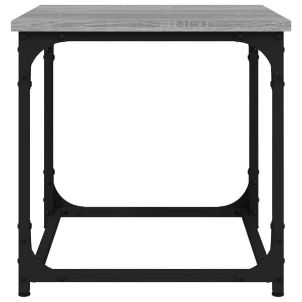 vidaXL sidebord 40x40x40 cm konstrueret træ grå sonoma-eg