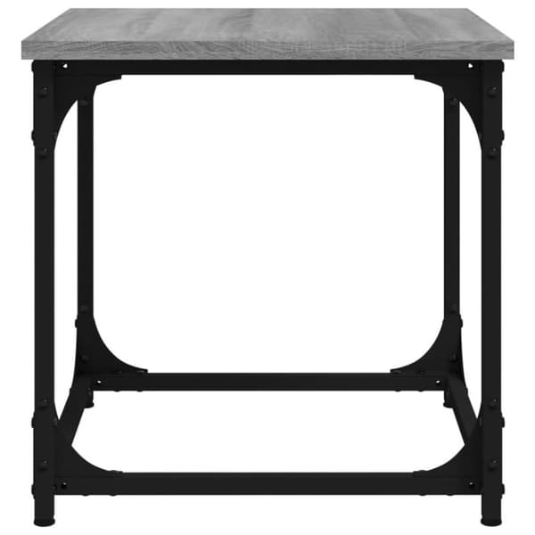vidaXL sidebord 40x40x40 cm konstrueret træ grå sonoma-eg