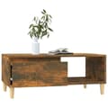 Pikkukuva 4 / 11: vidaXL Sohvapöytä savutammi 90x50x36,5 cm tekninen puu