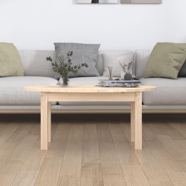 vidaXL sofabord 80x40x35 cm massivt fyrretræ