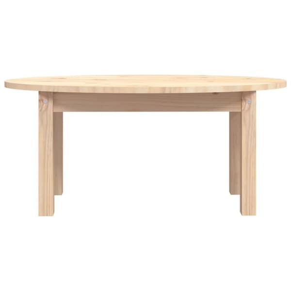 vidaXL sofabord 80x40x35 cm massivt fyrretræ