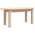 Miniatyrbillede 1 af 11: vidaXL sofabord 80x40x35 cm massivt fyrretræ