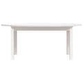 Miniatyrbillede 5 af 11: vidaXL sofabord 110x55x45 cm massivt fyrretræ hvid