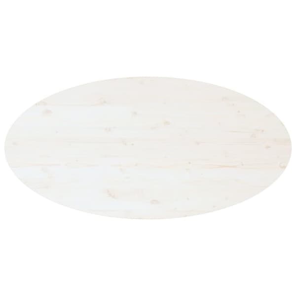 vidaXL sofabord 110x55x45 cm massivt fyrretræ hvid
