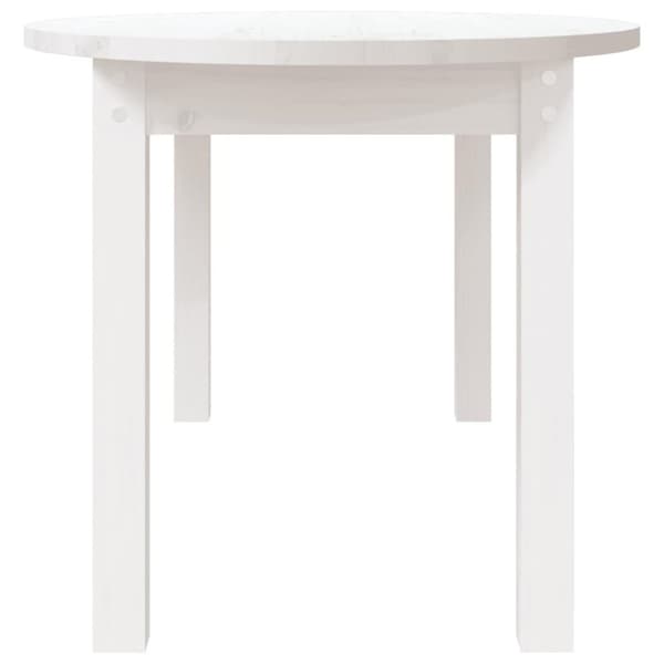 vidaXL sofabord 110x55x45 cm massivt fyrretræ hvid
