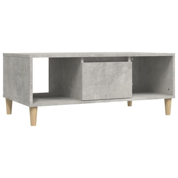 vidaXL sofabord 90x50x36,5 cm konstrueret træ betongrå