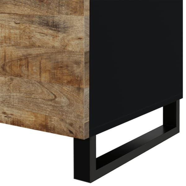 vidaXL sofabord 80x50x40 cm massivt mangotræ og konstrueret træ