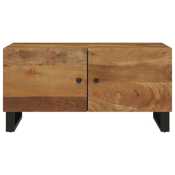 vidaXL Sohvapöytä 80x50x40 cm täysi mangopuu ja tekninen puu