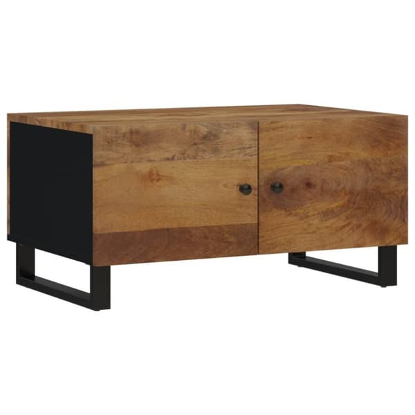 vidaXL Sohvapöytä 80x50x40 cm täysi mangopuu ja tekninen puu