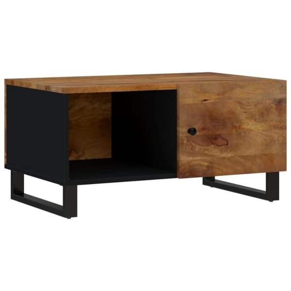 vidaXL sofabord 80x50x40 cm massivt mangotræ og konstrueret træ