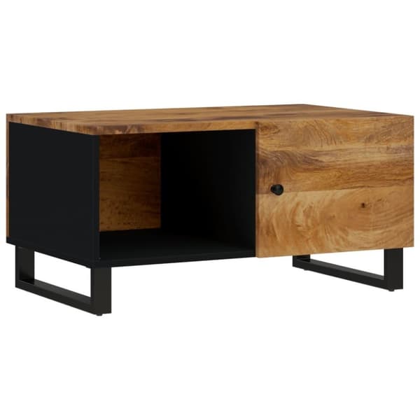 vidaXL sofabord 80x50x40 cm massivt mangotræ og konstrueret træ