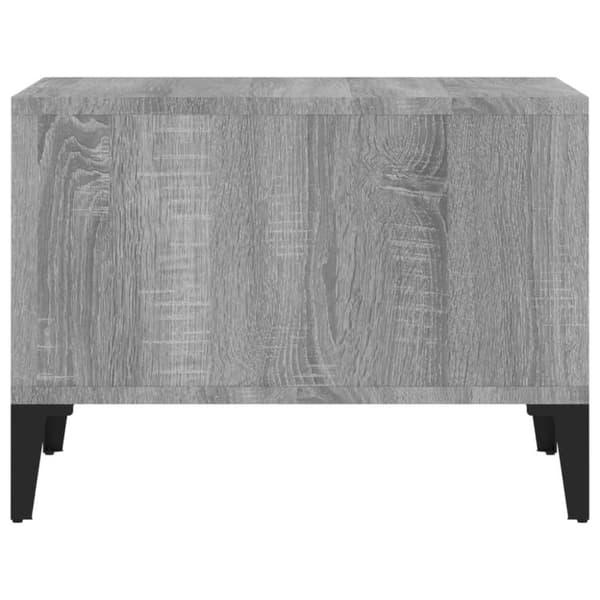 vidaXL sofabord 60x50x36,5 cm konstrueret træ grå sonoma-eg