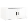 Miniatyrbillede 2 af 11: vidaXL sofabord 80x50x36 cm konstrueret træ hvid højglans