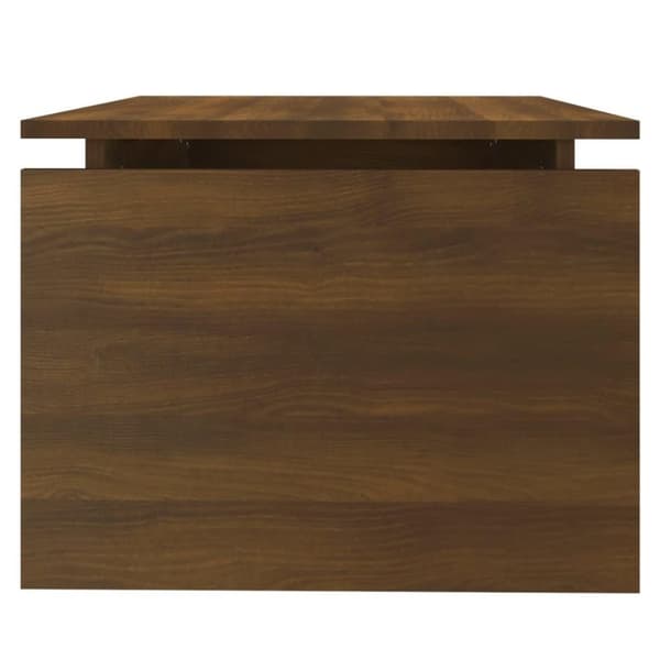 vidaXL Sohvapöytä ruskea tammi 68x50x38 cm tekninen puu