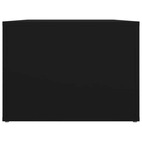 vidaXL Sohvapöytä musta 80x50x36 cm tekninen puu