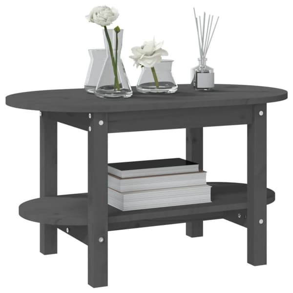 vidaXL sofabord 80x45x45 cm massivt fyrretræ