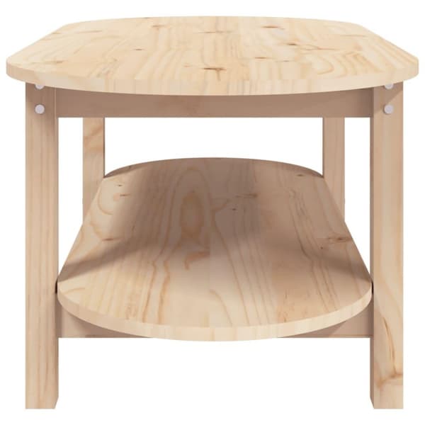 vidaXL Sohvapöytä 110x55x45 cm täysi mänty