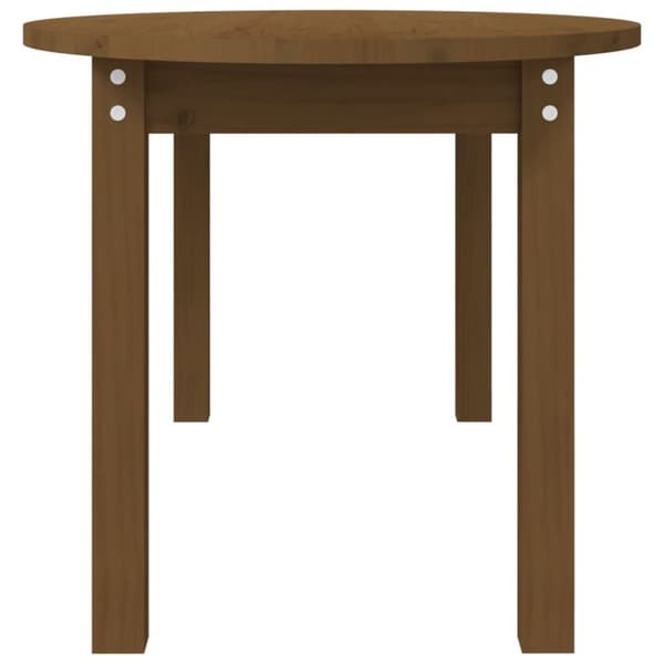 vidaXL sofabord 110x55x45 cm massivt fyrretræ gyldenbrun