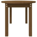 Miniatyrbillede 6 af 10: vidaXL sofabord 110x55x45 cm massivt fyrretræ gyldenbrun