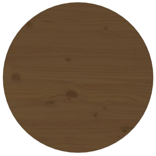 vidaXL Salongbord honningbrun Ø 45x40 cm heltre furu