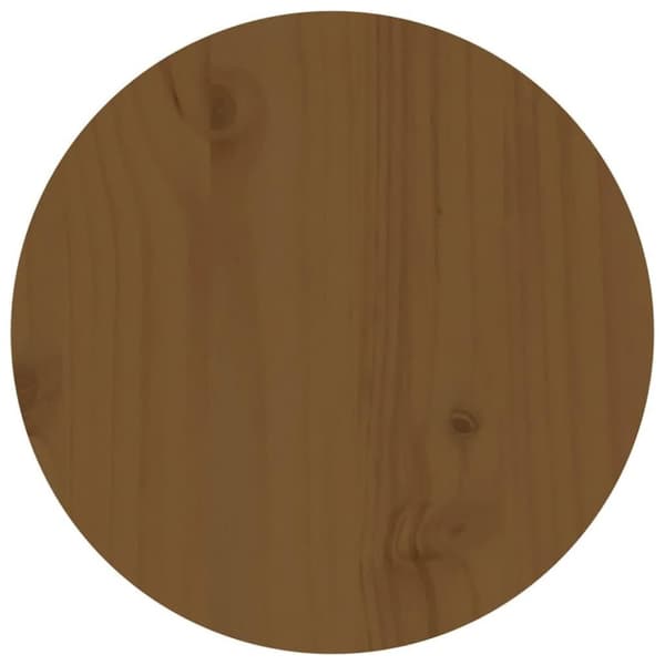 vidaXL Salongbord honningbrun Ø 35x35 cm heltre furu